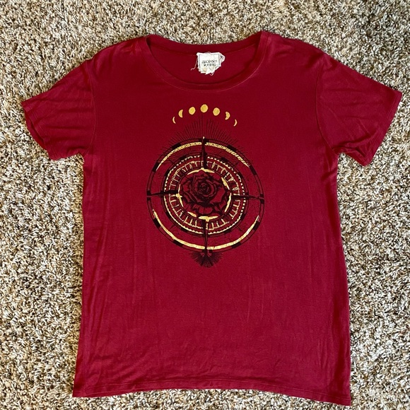 Modish rebel bke burgundy compass top S - Picture 3 of 7